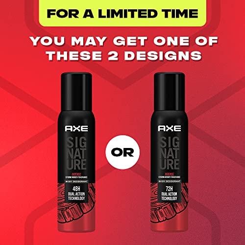 AXE Signature Intense Long Lasting No Gas Body Aerosol Deodorant For Men