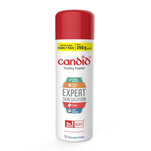 Candid Dusting Powder Expert Skin Solution Prevents Sweat Rash, Itching, Fungal Infection & Skin Irritation, Pack of 3