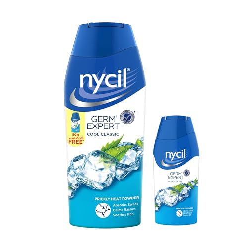 Nycil Germ Expert Cool Classic Prickly Heat & Cooling Powder