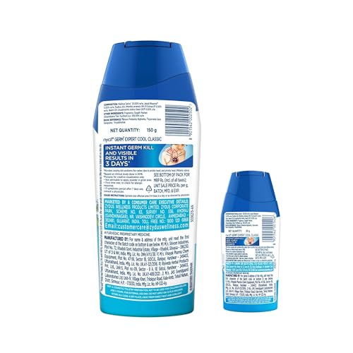 Nycil Germ Expert Cool Classic Prickly Heat & Cooling Powder