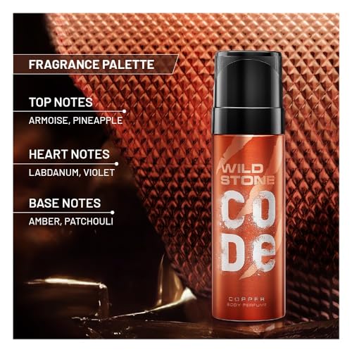 Wild Stone CODE Copper Long Lasting No Gas Body Perfume for Men
