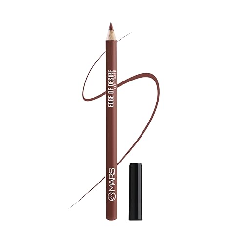 Mars Matte Lip Liner One Swipe Smooth Application, Long Lasting Lip Pencil, 02-Deep Dawn