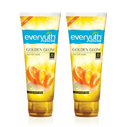 Everyuth Golden Glow Peel-off Mask, Pack of 2