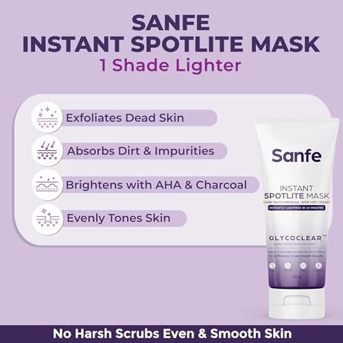 Sanfe Instant Spotlite Mask For Dark Underrams, Neck & Body, Dark Patch Removal