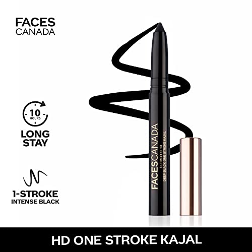 Faces Canada Ultime Pro Hd Deep Black One Stroke Matte Kajal