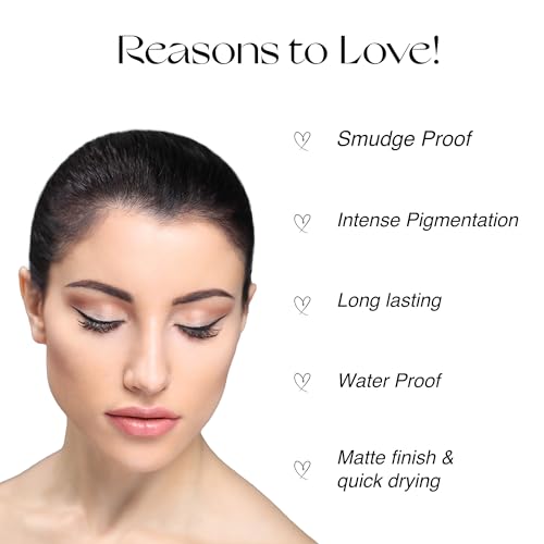 Nourish Mantra's All-Day Liquid Eyeliner, Formulated with Argan Oil, Vitamin E & Glycerine, Black Color