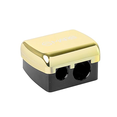 MARS 2 in1 Dual Sharpener I Professional Grade Sharpener Uses for Eyeliner, Lip Pencil, Eyebrow Pencil and Lip Crayon