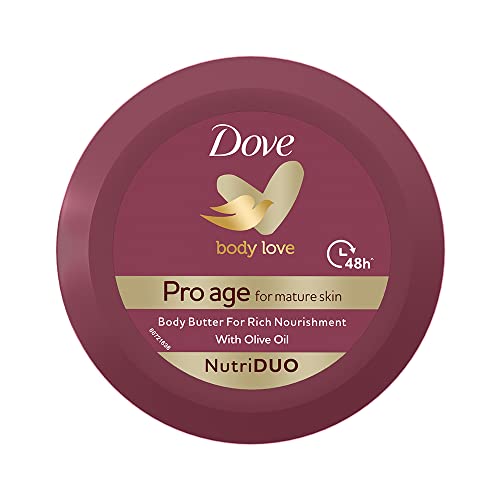 Dove Body Love Pro Age Body Butter For Mature Skin, Makes Skin Nourished & Radiant