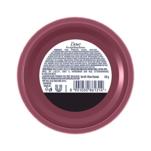 Dove Body Love Pro Age Body Butter For Mature Skin, Makes Skin Nourished & Radiant
