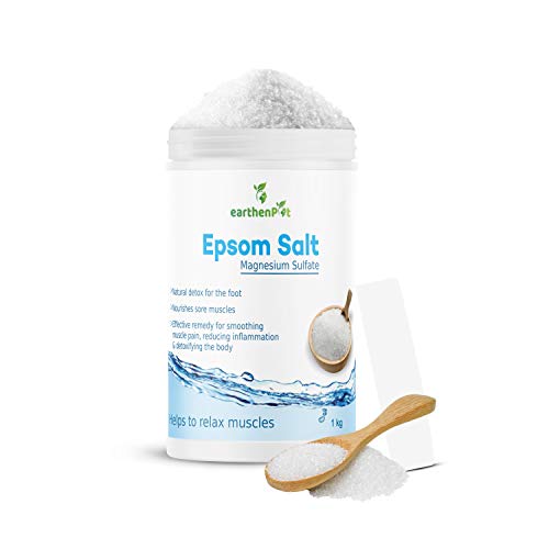 EarthenPot Epsom Bath Salt granule for Foot, Body Relax, Muscle, Relieves Aches & Pain