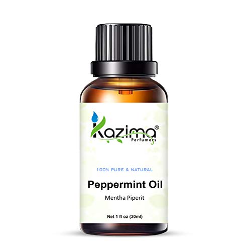 Kazima Peppermint Essential Oil 100% Pure Natural & Undiluted For Skin care & Hair