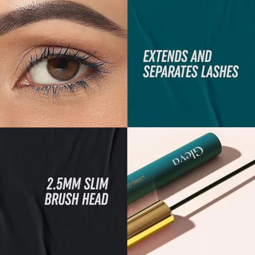 Gleva Skinny Waterproof Mascara Waterproof Mascara Gel, Black