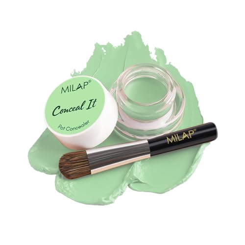 Milap Conceal It Pot Concealer, Enriched With Vitamin E & SPF 15, Shade-Green Corrector
