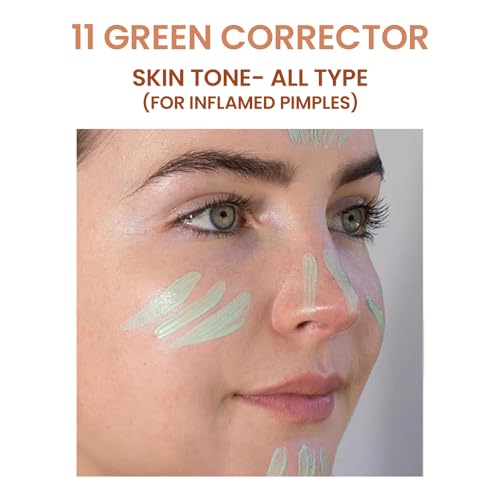Milap Conceal It Pot Concealer, Enriched With Vitamin E & SPF 15, Shade-Green Corrector