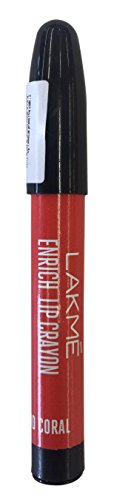 Lakme Enrich Lip Crayon, 03 Candid Coral