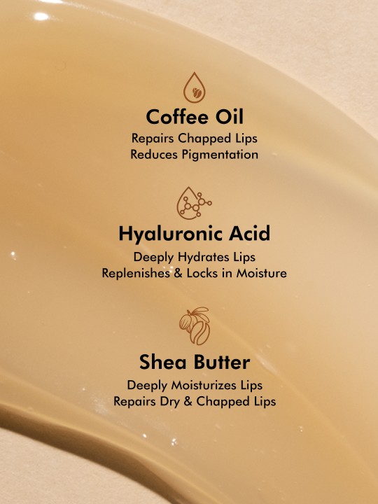 mCaffeine Coffee Lip Sleeping Mask for Overnight Hydration & Repair of Chapped Lips, 12 gm