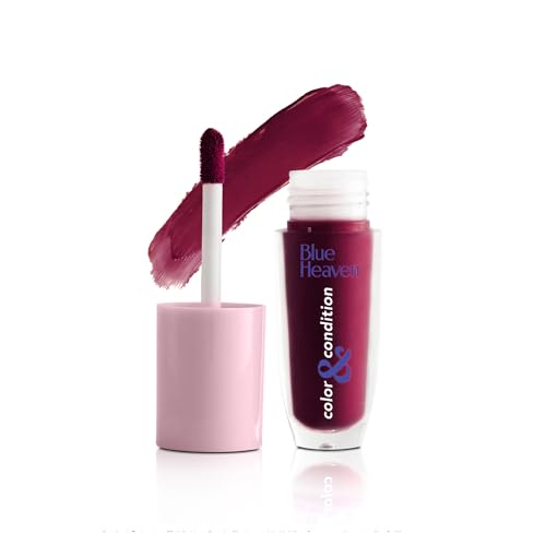 Blue Heaven Color & Condition tinted lip oil for women, Sugar Plum