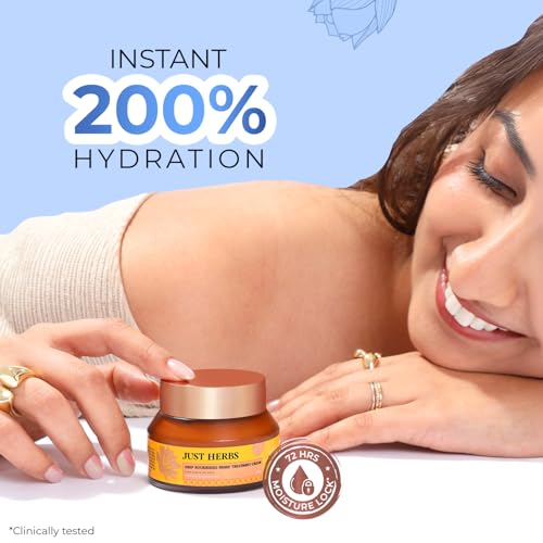 Just Herbs Pure Ghee & 24K Gold Deep Nourishing Night Treatment Cream, 50 ml