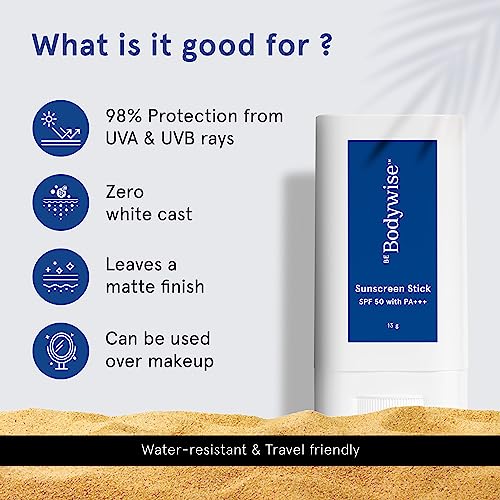 Bodywise Sunscreen Stick SPF 50 with PA+++