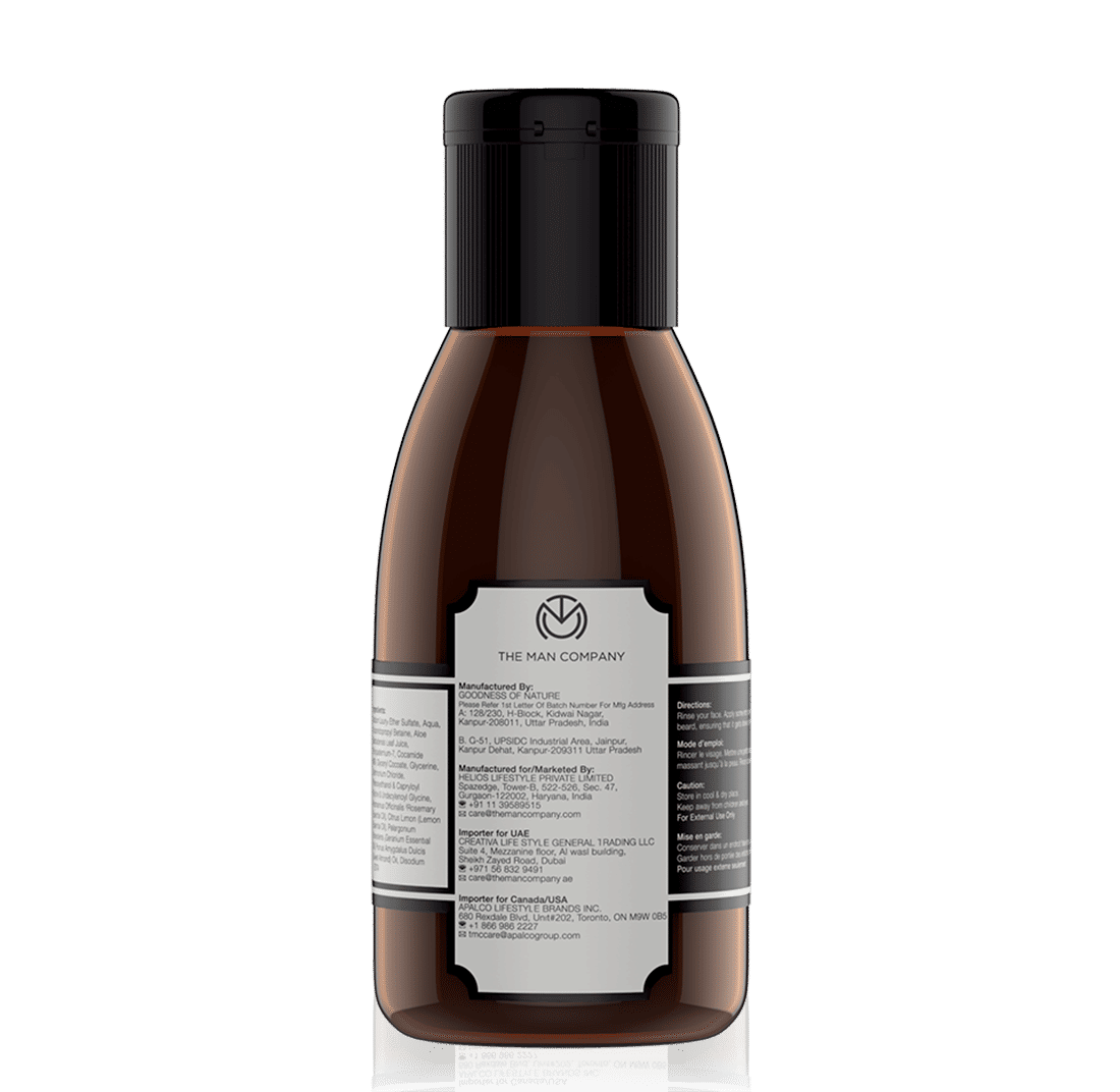 The Man Company Beard Wash Almond & Thyme