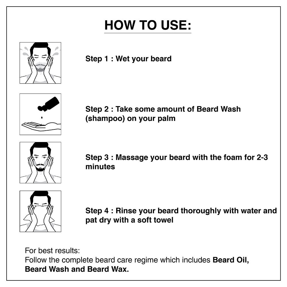 The Man Company Beard Wash Almond & Thyme