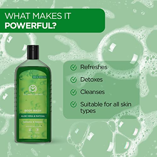 The Man Company Body Wash Aloe Vera & Matcha