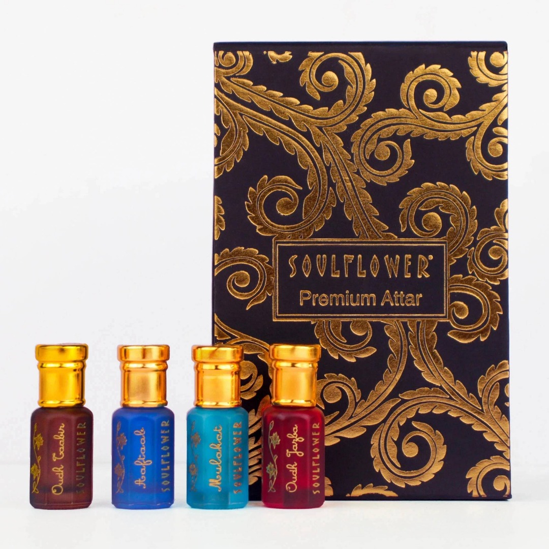 Soulflower Royal Collection Of Premium Attar Set (5m