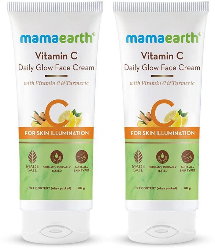 Mamaearth Daily Glow Face Cream With Vitamin C & Tur