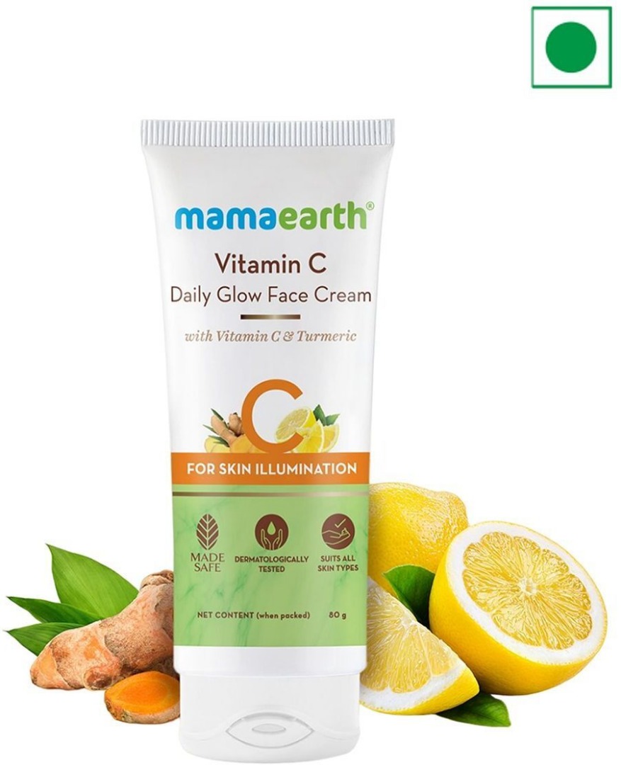 Mamaearth Daily Glow Face Cream With Vitamin C & Turmeric For Skin Illumination