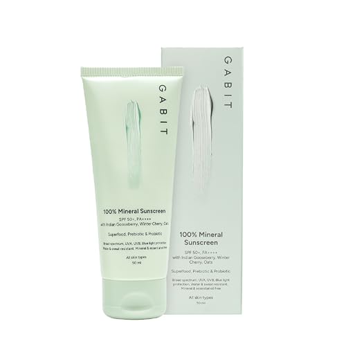 Gabit Skincare 100% Mineral Sunscreen SPF 50 PA++++, Gabit Skincare 100% Mineral Sunscreen SPF 50 PA++++,