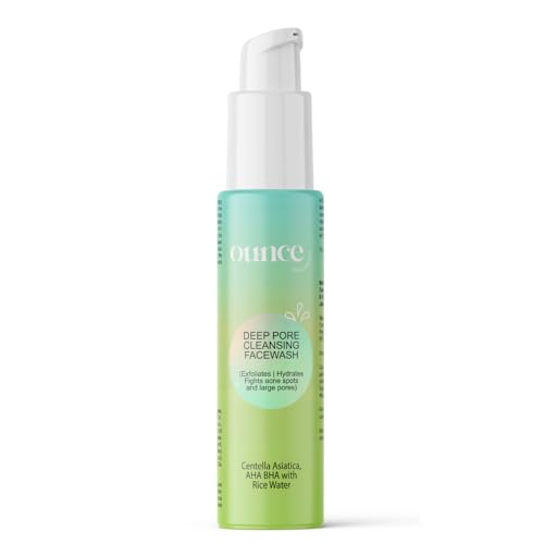 Ounce Organics Deep Pore Cleansing Face Wash with AH Ounce Organics Deep Pore Cleansing Face Wash with AH