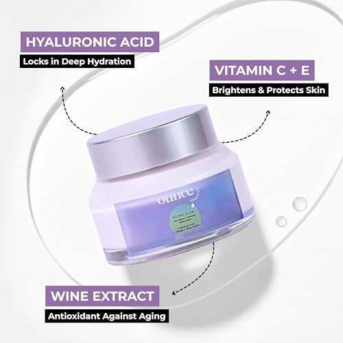 Ounce Organics Hydro Glow Moisturizer For Dry and Oily Skin 50gm
