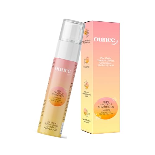 Ounce Organics | Cream Sunscreen | SPF 50 | PA++++ Ounce Organics | Cream Sunscreen | SPF 50 | PA++++