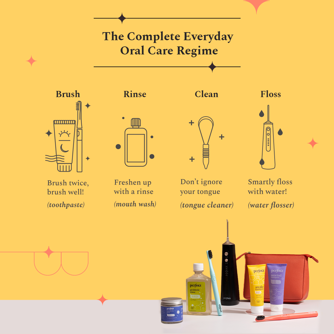 Perforacare Lemon Mint Mouthwash (300ml x 1)