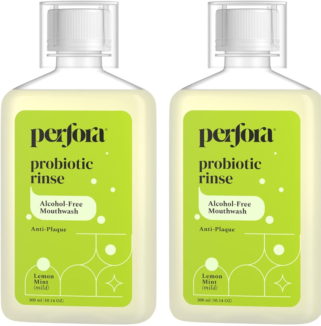 Perforacare Lemon Mint Mouthwash (300ml x 2)