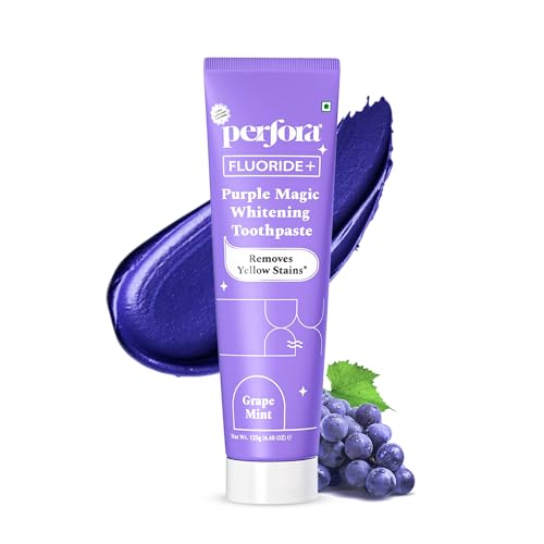 Perforacare Purple Whitening Toothpaste-125g Grape M