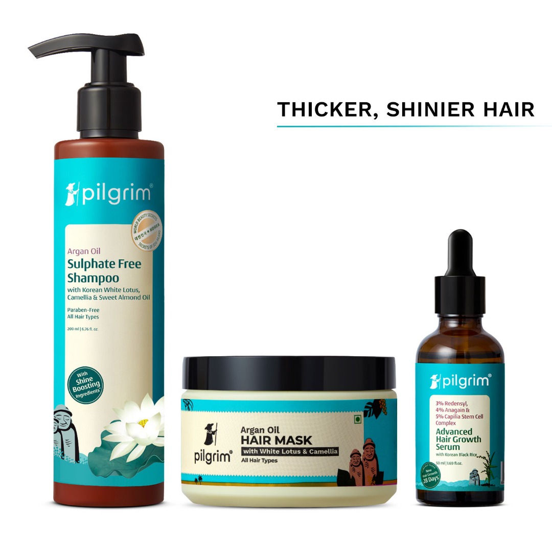 Pilgrim Hair Regrowth Kit with Advanced Hair Growth 