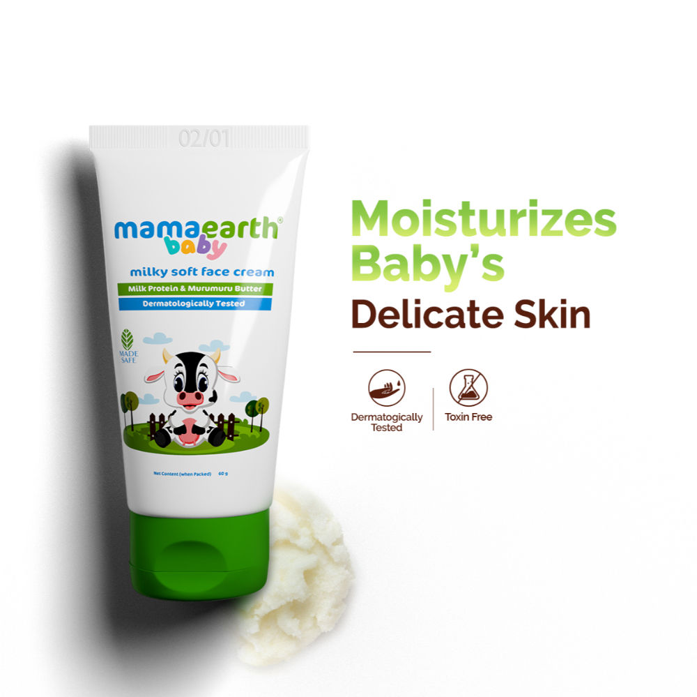 Mamaearth Milky Soft Face Cream With Murumuru Butter