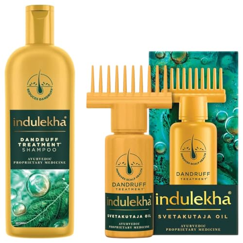 Indulekha Svetakutaja Anti-Dandruff Hair Oil + Shamp