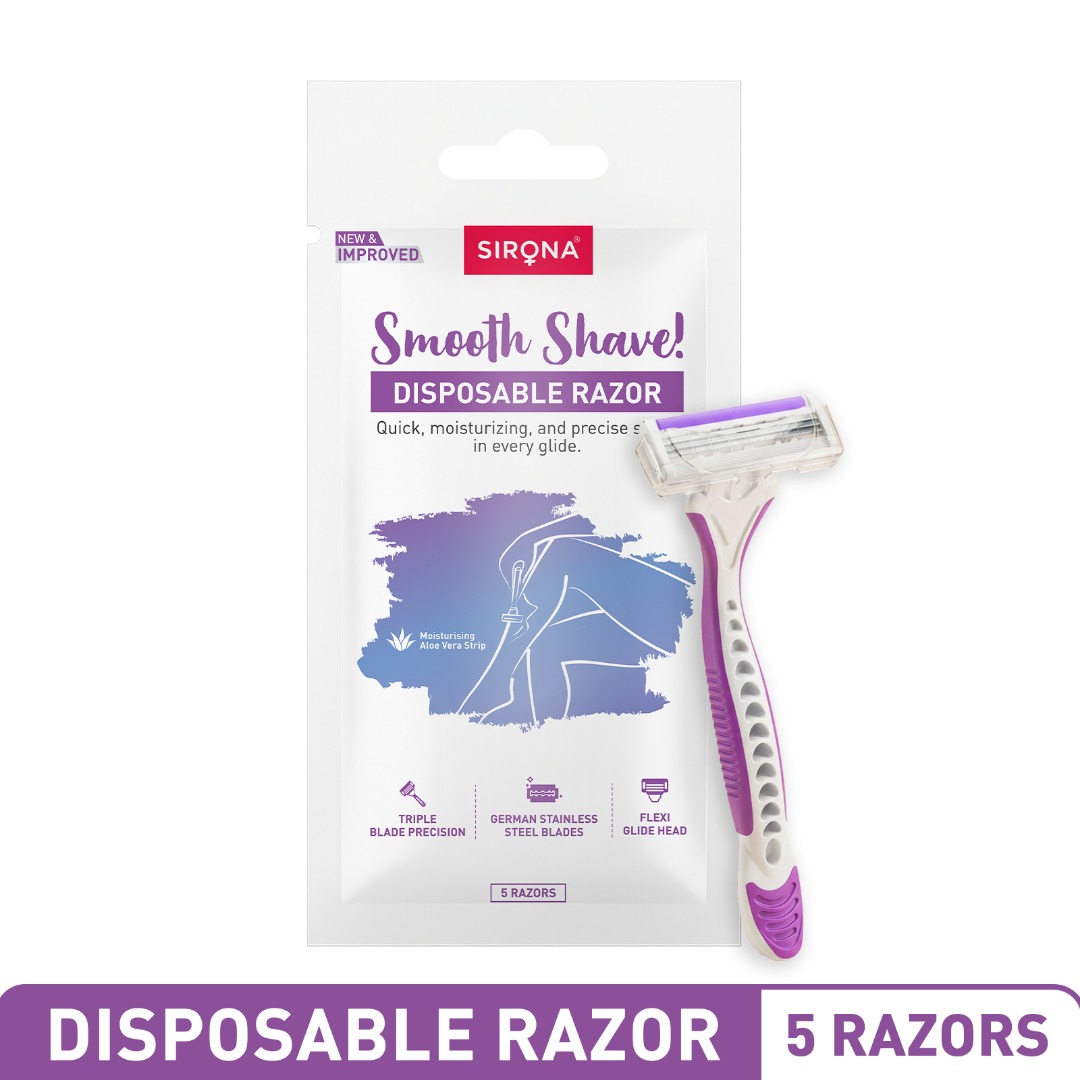 Sirona Aloe Boost Twin Blade Disposable Razor | Smoo Sirona Aloe Boost Twin Blade Disposable Razor | Smoo