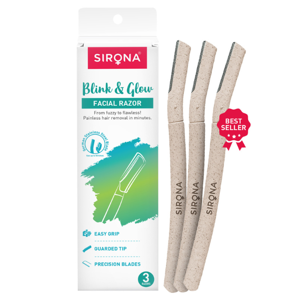 Sirona Blink And Glow Face Razor | Smooth Shave | Wo Sirona Blink And Glow Face Razor | Smooth Shave | Wo
