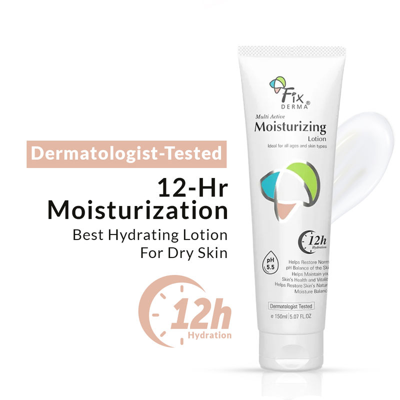 FIXDERMA Moisturizing Lotion | Dermatologist Tested 