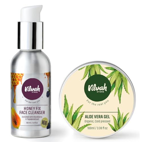 Vilvah Aloe Vera Gel for Face, Skin & Hair | Soothin
