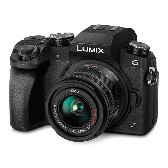 Panasonic LUMIX DMC-G7KK DSLM Mirrorless 4K Camera, 14-42 mm Lens Kit