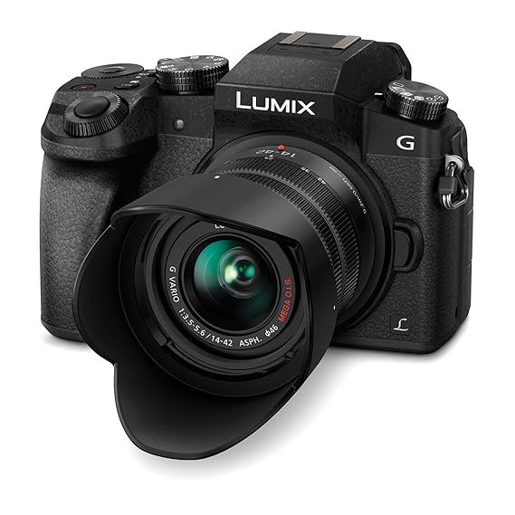 Panasonic LUMIX DMC-G7KK DSLM Mirrorless 4K Camera, 14-42 mm Lens Kit