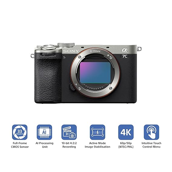 Sony Alpha ILCE-7CM2L Full-Frame Interchangeable Lens Mirrorless vlog Camera Body with 28-60 mm Zoom Lens