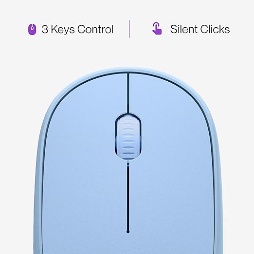 Ambrane Wireless Optical Mouse with 2.4GHz with 1200 DPI