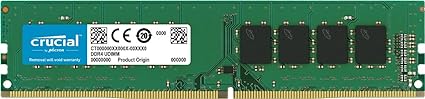 Crucial RAM 8GB DDR4 3200MHz CL22 Desktop Memory