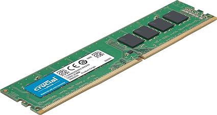Crucial RAM 8GB DDR4 3200MHz CL22 Desktop Memory