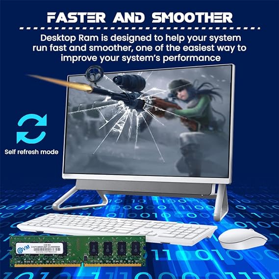 EVM 2GB DDR2 Desktop RAM Long 800MHz DIMM Memory